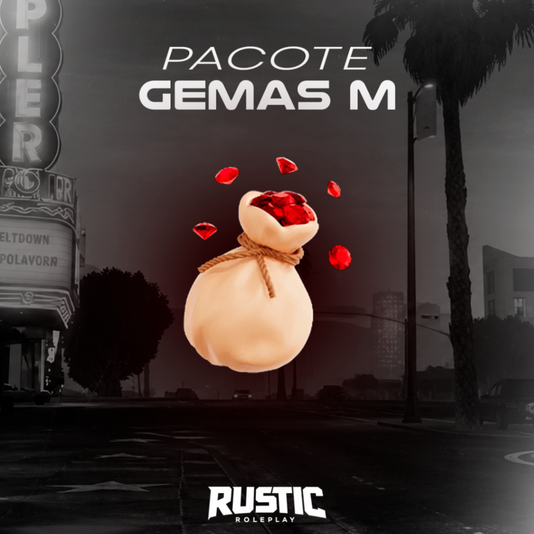 Pacote de Gemas Tamanho M