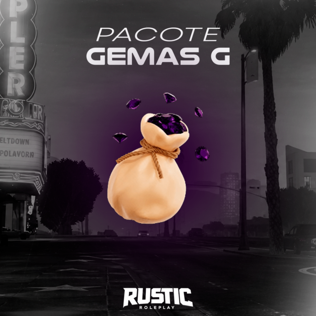 Pacotes de Gemas Tamanho G